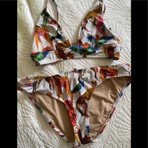 J Crew Ratti Safari Animal Swimsuit
